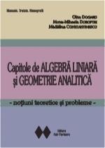 Capitole de algebra liniara si geometrie analitica